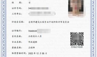 北京市电子职称证书 北京市电子职称证书